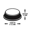 Butée adhésive cylindrique Ø 12,5 H 1,5mm