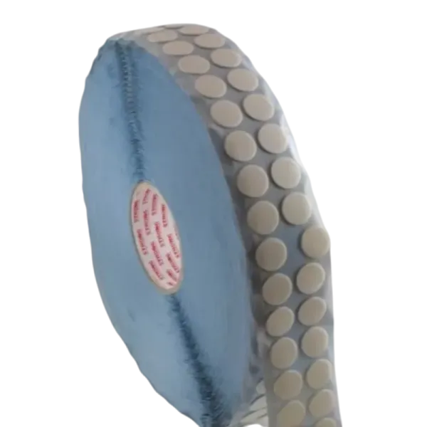 Pastilles adhésives mousse double face blanches Ø 20mm - Ép. 1mm