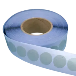 Pastille adhésive double face polypropylène 140µ Ø20mm