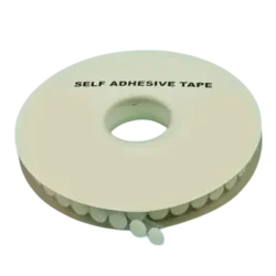 Pastille auto agrippante adhésive Crochet Ø15mm Blanc