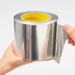 Adhésif aluminium haute température 3M 425 conformable, 101mm x 55m
