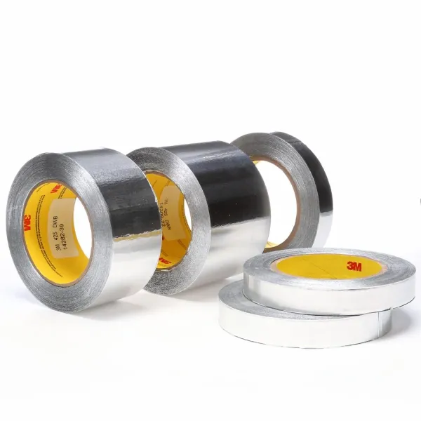 Ruban aluminium masquage simple face 3M 425, argent , 50mm x 55m