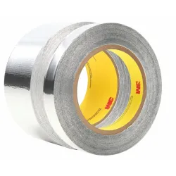 Ruban aluminium masquage simple face 3M 425, argent , 50mm x 55m