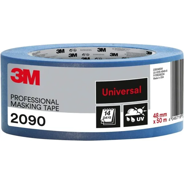 Ruban de masquage 3M 2090 professionnel, scotch bleu, 48 mm x 50m