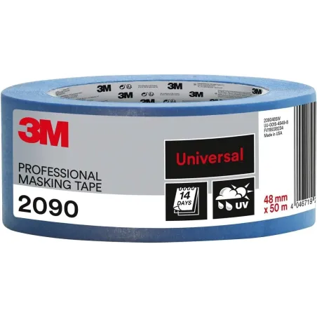 Ruban de masquage 3M 2090 professionnel, scotch bleu, 48 mm x 50m Ruban de masquage 3M 2090 professionnel, scotch bleu, 48 mm x 50m