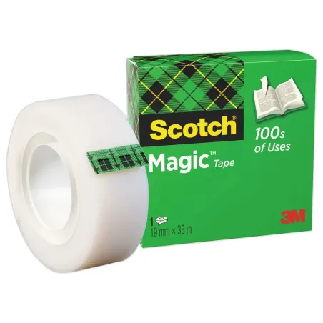 Ruban adhésif Scotch 3M 810 - Scotch Magic Tape ruban invisible mat 19mm x 33m Ruban adhésif Scotch 3M 810 - Scotch Magic Tape ruban invisible mat 19mm x 33m