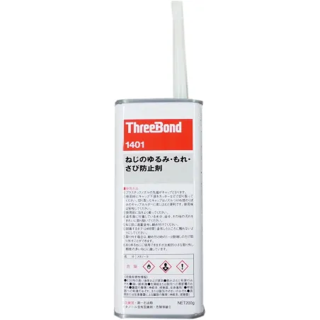 Threebond 1401 Frein-filet faible résistance polymérisant à l'air 200g Threebond 1401 Frein-filet faible résistance polymérisant à l'air 200g