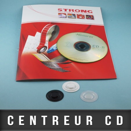 Centreur CD adhésif Plastique