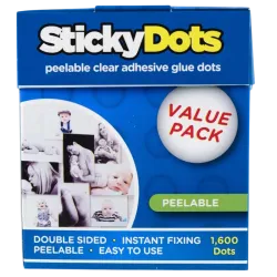 Sticky Dots pastilles de colle enlevable easy tack CF150 - Boite de 1600