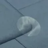 Pastille adhésive transparente de fermeture - Adhésif Permanent Ø19 mm