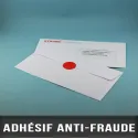 Rouleau adhésif anti-fraude Rouge 45mm