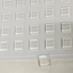 Butées adhésives carrées 10,2 X2 H 5,8mm
