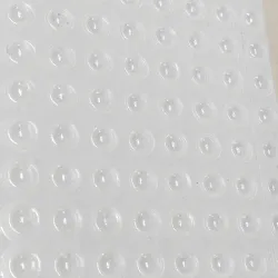 Butées adhésive hémisphérique Ø 9,5 H 3,8mm