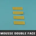 Format mousse adhésive double face 0,8mm D 28X15mm