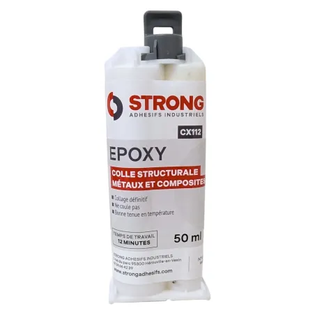Colle époxy bi-composant pour métaux et composites CX112 - 50 ml Colle époxy bi-composant pour métaux et composites CX112 - 50 ml