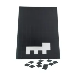 Magnets adhésifs - Formats 20mmx20mm en planche A4 - Epaisseur 1mm