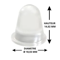 Butée adhésive conique Ø 18,3 H14,2mm