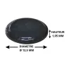 Butée adhésive cylindrique Ø 12,5 H 1,5mm
