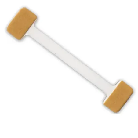 Wobblers en "H" transparent X2 adhésifs L 75mm