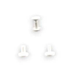 Bouton à vis Blanc