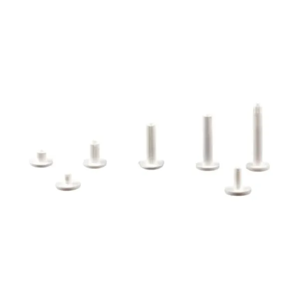 Bouton à vis Blanc