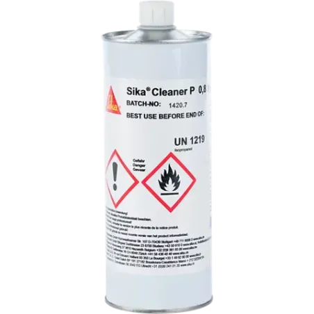 Sika Cleaner P - Nettoyant industriel pour surfaces lisses non poreuses - 500 ml Sika Cleaner P - Nettoyant industriel pour surfaces lisses non poreuses - 500 ml