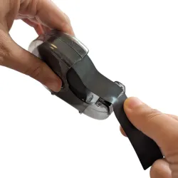 Dévidoir de bande magnétique adhésive noir 19mm x 8m - ép. 0,3 mm