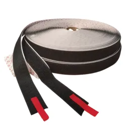 Auto-agrippant adhésif Velcro PS14 noir- crochet- 25mm x 25m
