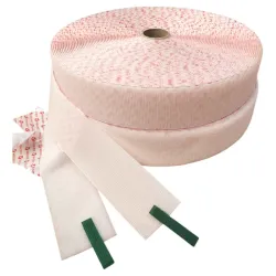 Velcro scratch adhésif PS18 blanc - Boucle - Spécial PVC - 50mm x 25m