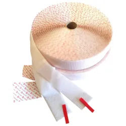 Adhésif Velcro PS14 auto agrippant - BLANC -  CROCHET- 30mm x 25m