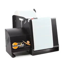 Distributeur d’étiquettes LD8050 Start International pour étiquettes transparentes larges d’emballage