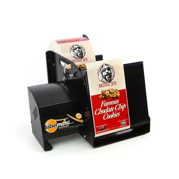 Distributeur d’étiquettes LD8050 Start International pour étiquettes longues d’emballage
