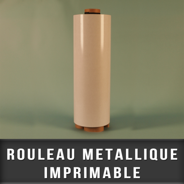 Rouleau metallique imprimable EP 0,4mm