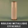 Rouleau metalique blanc effaçable EP 0,4mm