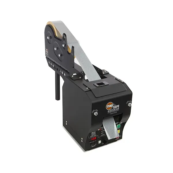 Dévidoir automatique TDA080-LR Start International avec système de récupération du liner pour rubans adhésifs avec protecteur