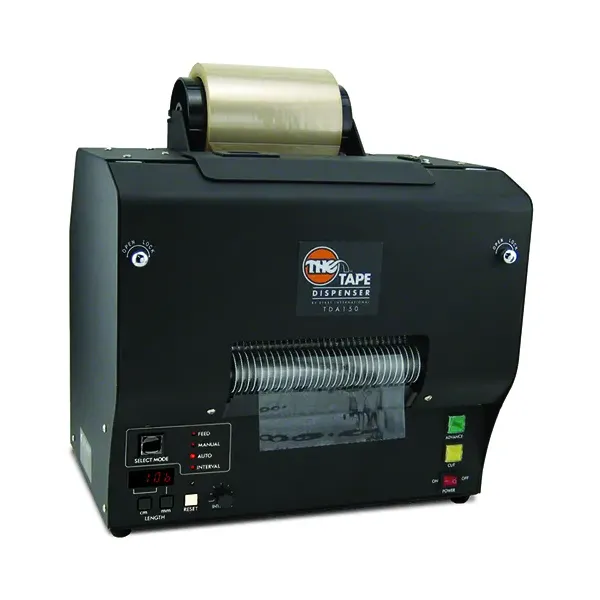 Dévidoir automatique industriel START International TDA150-NS-LF pour rubans très adhésifs larges jusqu’à 150 mm