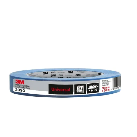 Ruban de masquage peinture, résistant aux solvant et à l'eau, idéale pour de nombreuses applications pro 18mm