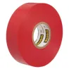 Ruban isolant vinyle 3M 35 rouge pour isolation et repérage des câbles électriques
