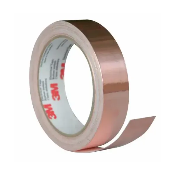Ruban cuivre conducteur 3M 1181 adhésif pour blindage EMI et mise à la terre électronique