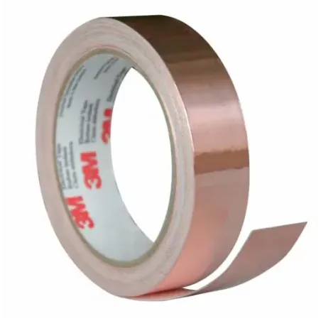 Ruban cuivre conducteur 3M 1181 adhésif pour blindage EMI et mise à la terre électronique