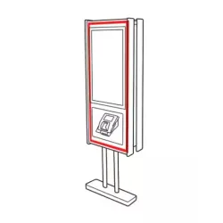 fixation 3M Dual Lock pour signalétique avec montage sans perçage