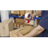 Dévidoir adhésif silencieux tesa 6500 utilisé pour la fermeture de carton en logistique