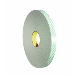 Ruban adhésif 3M 4032 mousse double face en polyuréthane blanc pour fixation industrielle