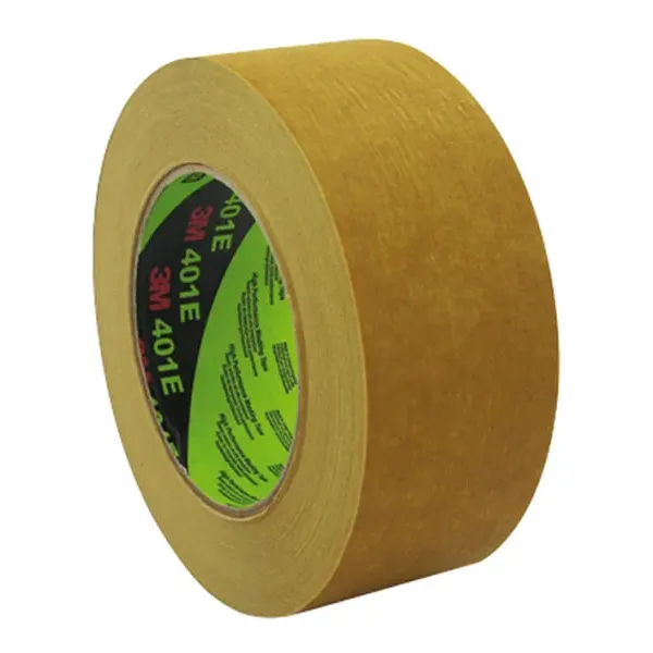 Ruban de masquage 3M 401E haute température 140°C pour peinture carrosserie et industrielle
