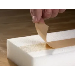 Application du ruban adhésif transfert 3M 9485 pour collage de mousse technique