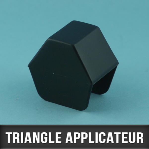 Triangle applicateur pour boîte