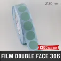 Pastille adhésive double face 85µ Ø30mm