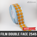 Pastille adhésive double face 280µ Ø25mm