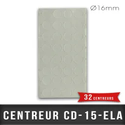 Centreur CD adhésif élastomère