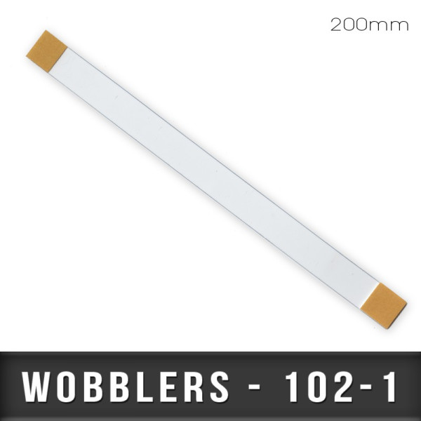 Wobblers Droit X2 adhésifs L 200mm